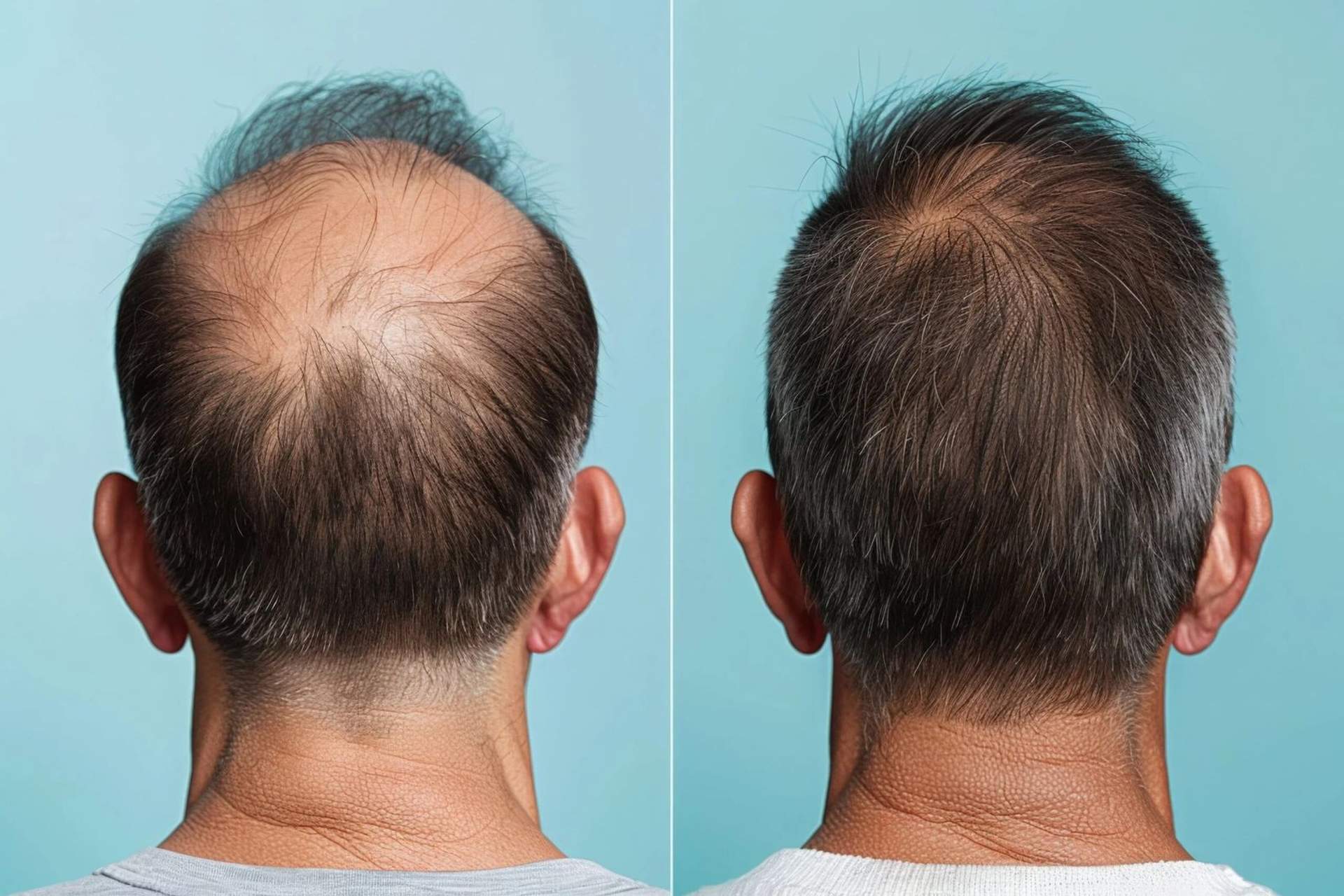 Risultato di un trapianto di capelli sulla corona presso Istanbul Care