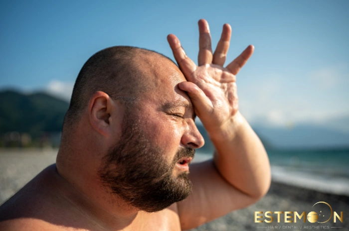 skin sensitivity after hair surgery